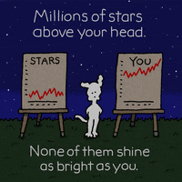 I Love You Stars GIF by Chippy the Dog