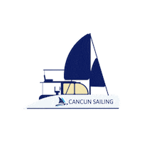 CancunSailing mar sailing cancun sail Sticker