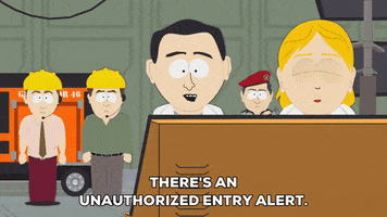 alarm workers GIF by South Park 