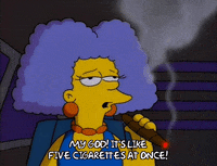 season 7 smoking GIF