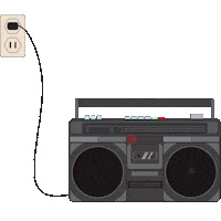St Lucia Boombox Sticker by nettwerkmusic