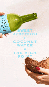 Coconut Water California GIF by Lo-Fi Aperitifs