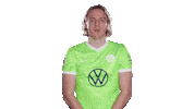 Tired Sebastiaan Bornauw Sticker by VfL Wolfsburg