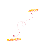 Travel Airport Sticker by Moroccan Musthaves