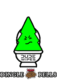 Wipe Ho Ho Ho Sticker by DUDE Wipes