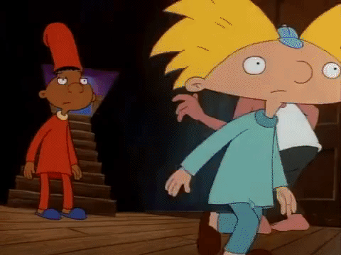 hey arnold nick splat GIF