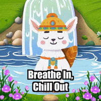 Chill Out Mindfulness GIF by Llamaozi