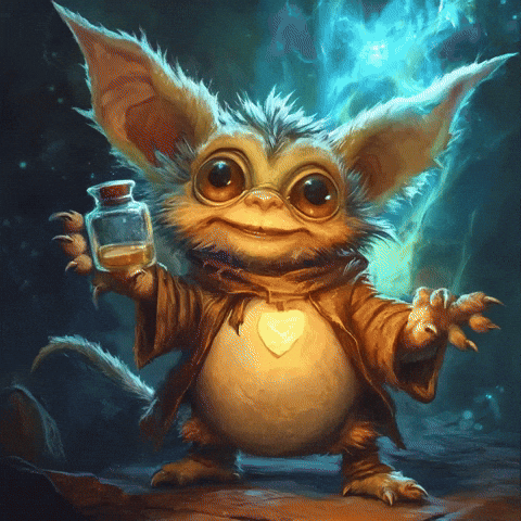muskatarians giphyupload creature goblin potion GIF