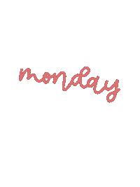 Days Of The Week Monday Sticker