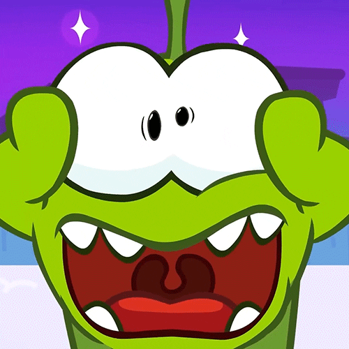 Shocked Scared GIF by Om Nom