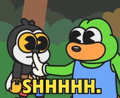 Stop Shut Up GIF by Franky The Frog