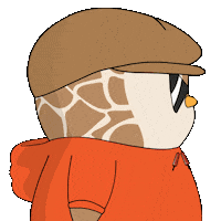 Im Him Its Me Sticker by Pudgy Penguins