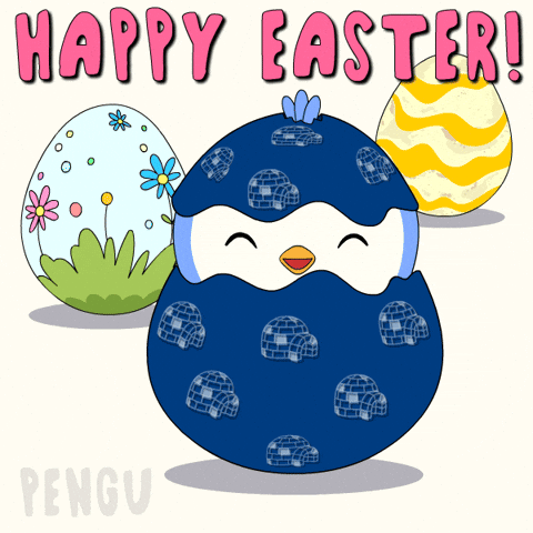 Easter Eggs Penguin GIF by Pudgy Penguins