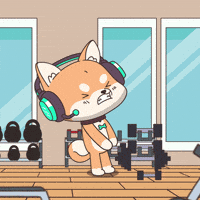 Working Out No Pain No Gain GIF by WUFFI
