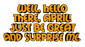 Happy April Sticker by OpticalArtInc.