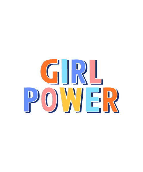 Woman Girl Power Sticker
