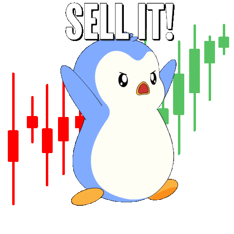 Crypto Selling Sticker by Pudgy Penguins