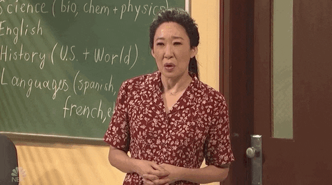 disgusted sandra oh GIF by Saturday Night Live
