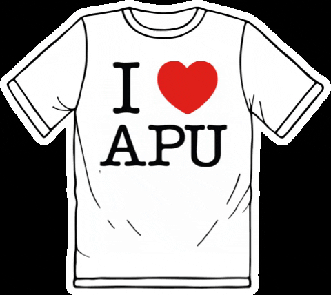 APUSocialMedia giphygifmaker shirt ap apu GIF