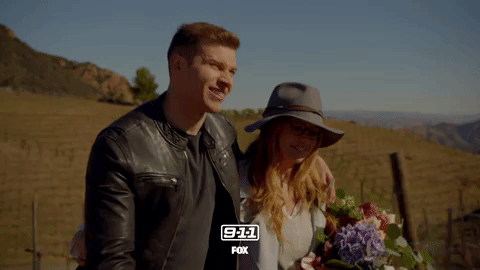 9-1-1 smiling GIF
