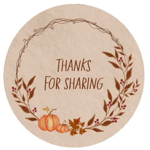 Thanks For Sharing Thank You Sticker
