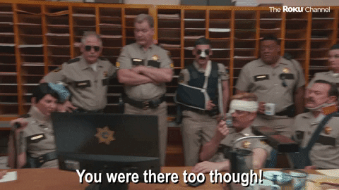 Reno 911 GIF by The Roku Channel