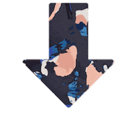 VichkaBags arrow here flecha aqui Sticker