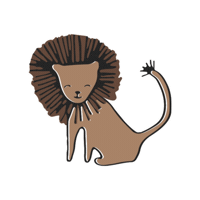 Lion Sticker by coco beans