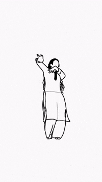 Dancing Girl Art GIF