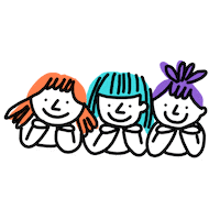 Happy Friends Sticker