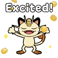 Excited Money Sticker by Pokémon_JPN