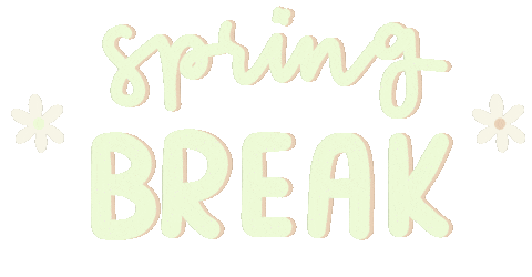 Spring Break Flower Sticker