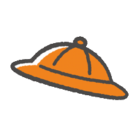 Hat Sticker by ヤシノミ洗剤