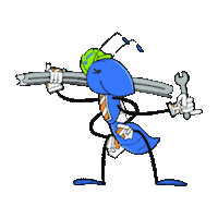 Wink Ant Sticker by MVG