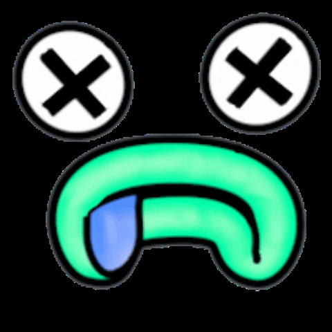 zoneoutapps meme face dead death GIF