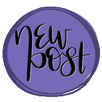 most-steph new new post post purple Sticker