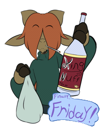 Party Friday Sticker