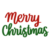 Merry Christmas Sticker