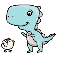 Happy Chicken Sticker by Brenfi