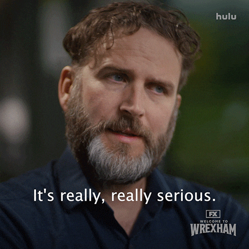 Serious Ryan Reynolds GIF by Welcome to Wrexham