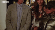 awkward #handshake #fistpump #cbbc #thedumpingground #lucybenjamin #msbloomfield GIF by CBBC