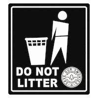 saveoursmokies recycle litter do not litter no littering Sticker
