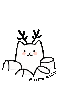 Hot Cocoa Marshmallow Sticker