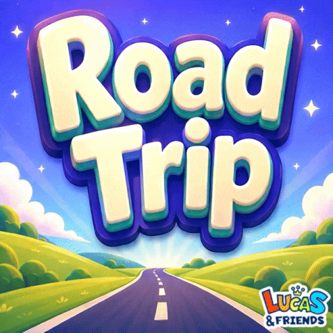 Driving Road Trip GIF by Lucas and Friends by RV AppStudios