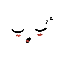 Sleepy Eyes Sticker