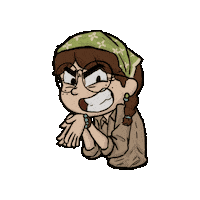 Master Plan Menacing Sticker by Pepper Steps