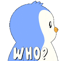 Who Is It What Sticker by Pudgy Penguins