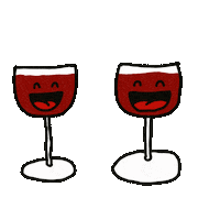 Cheers Wine Sticker