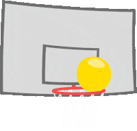 basketball ball Sticker
