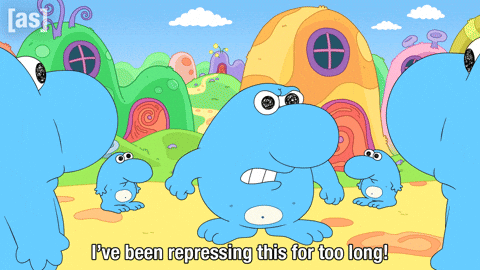 Angry Repress GIF by Adult Swim